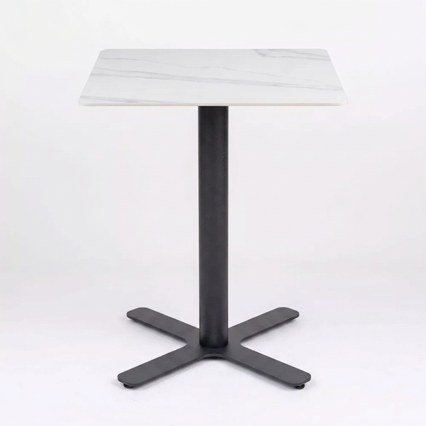 Sintered Stone Table Top with Piatto Table Base