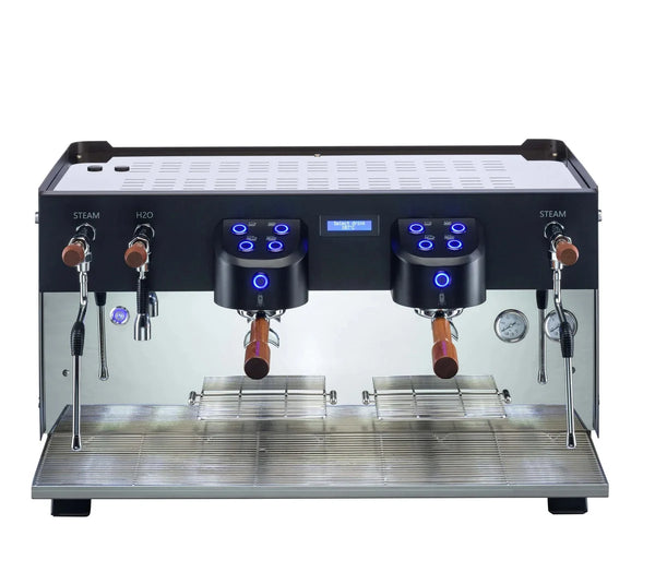 La Carimali Glow 2 Group & X010-OD Grinder Package in Black + Precision Accessories