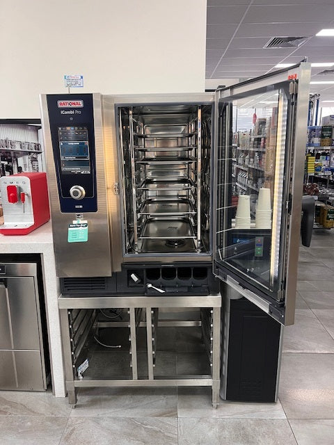 Rational iCombi Pro 10 Tray Electric Combi Oven + Stand