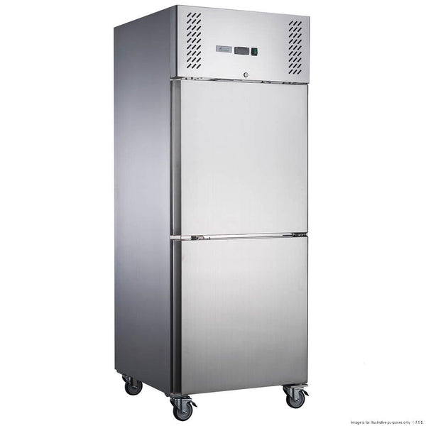 FED-X XURC650S1V Split Door Upright Fridge