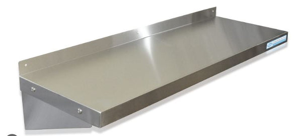 Stainless Wall Shelf 1800mmW x 2 (2)