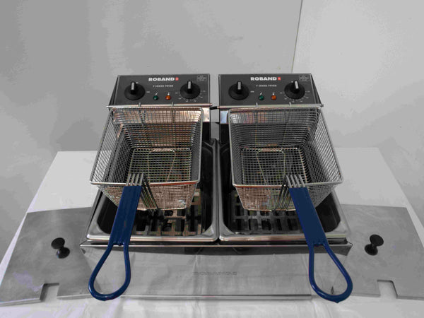 Roband F28 - Split Pan Benchtop Fryer (4)