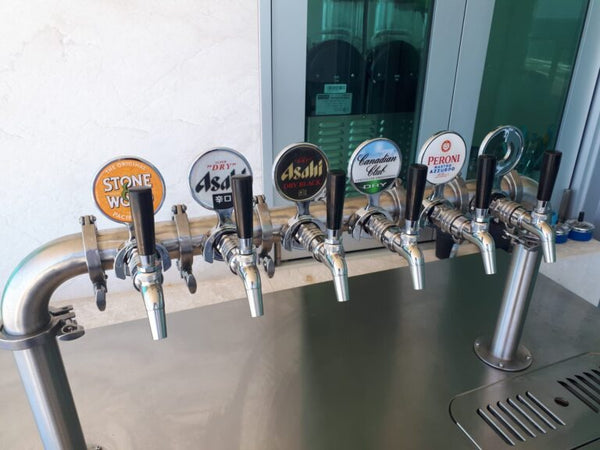 Kegs Off Tap KegMaster Super Deluxe Double Door Kegerator XL - Under Counter Keg Fridge