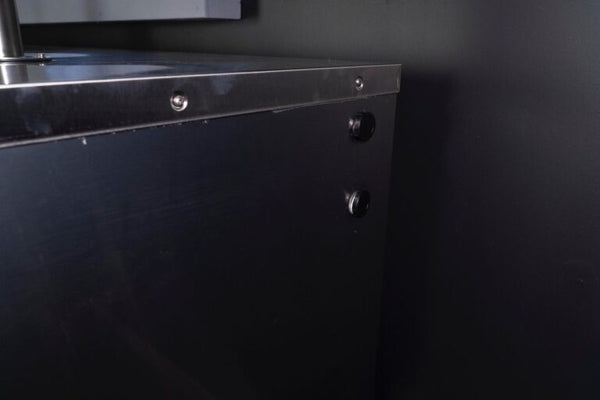 Kegs Off Tap KegMaster Super Deluxe Double Door Kegerator XL - Under Counter Keg Fridge