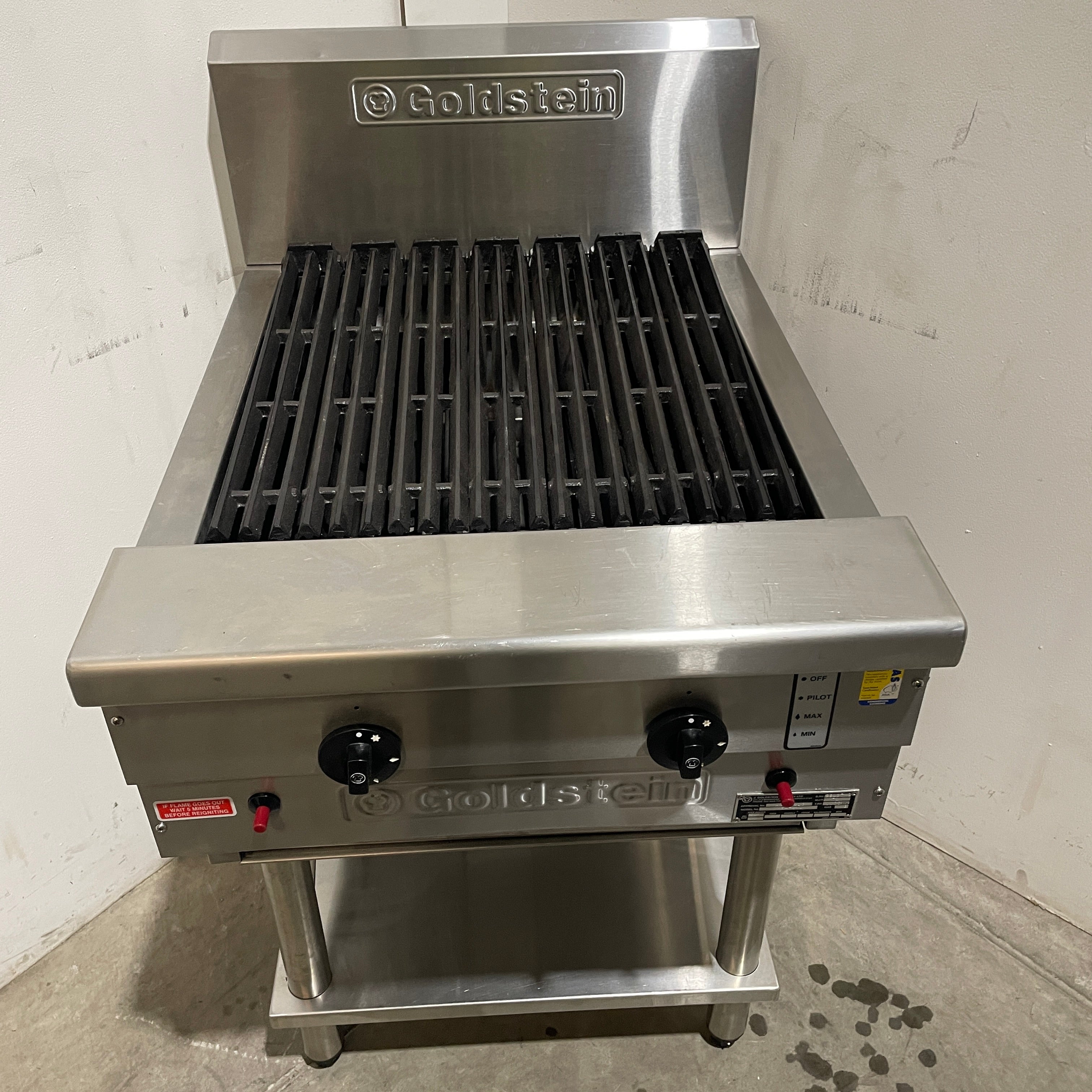 Goldstein RBA-24L 2 Burner Char Grill