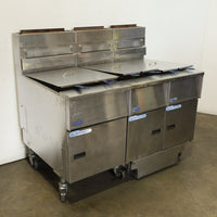 Pitco SSH75 + 2 x SSH55 3 Bank Fryer