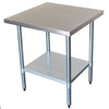 Stainless Steel Bench 600mm x 600mm