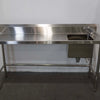 Simply Stainless SS06.1800C Stainless Steel Bench with Sink