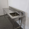 Simply Stainless SS06.1800C Stainless Steel Bench with Sink