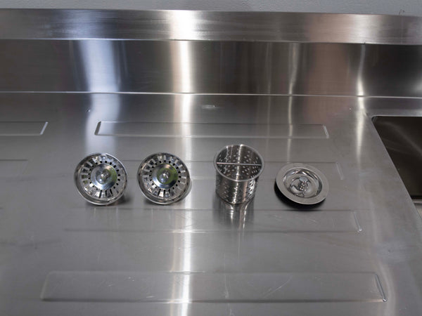 Simply Stainless SS06.1800C Stainless Steel Bench with Sink