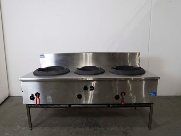 Complete WT-3 3 Hole Wok Table