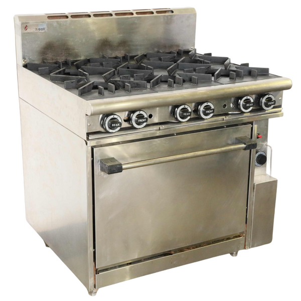 Trueheat R90-6LP - 6 Burner Range Oven