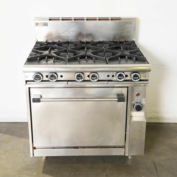 Trueheat R90-6LP - 6 Burner Range Oven