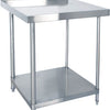 KSS 03-600L - Bench With Undershelf & Splashback