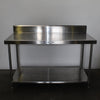 Simply Stainless Stainless Steel Bench with Splashback