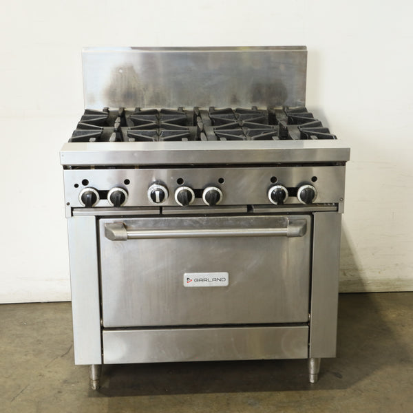 Garland GF36-6R 6 Burner Range Oven