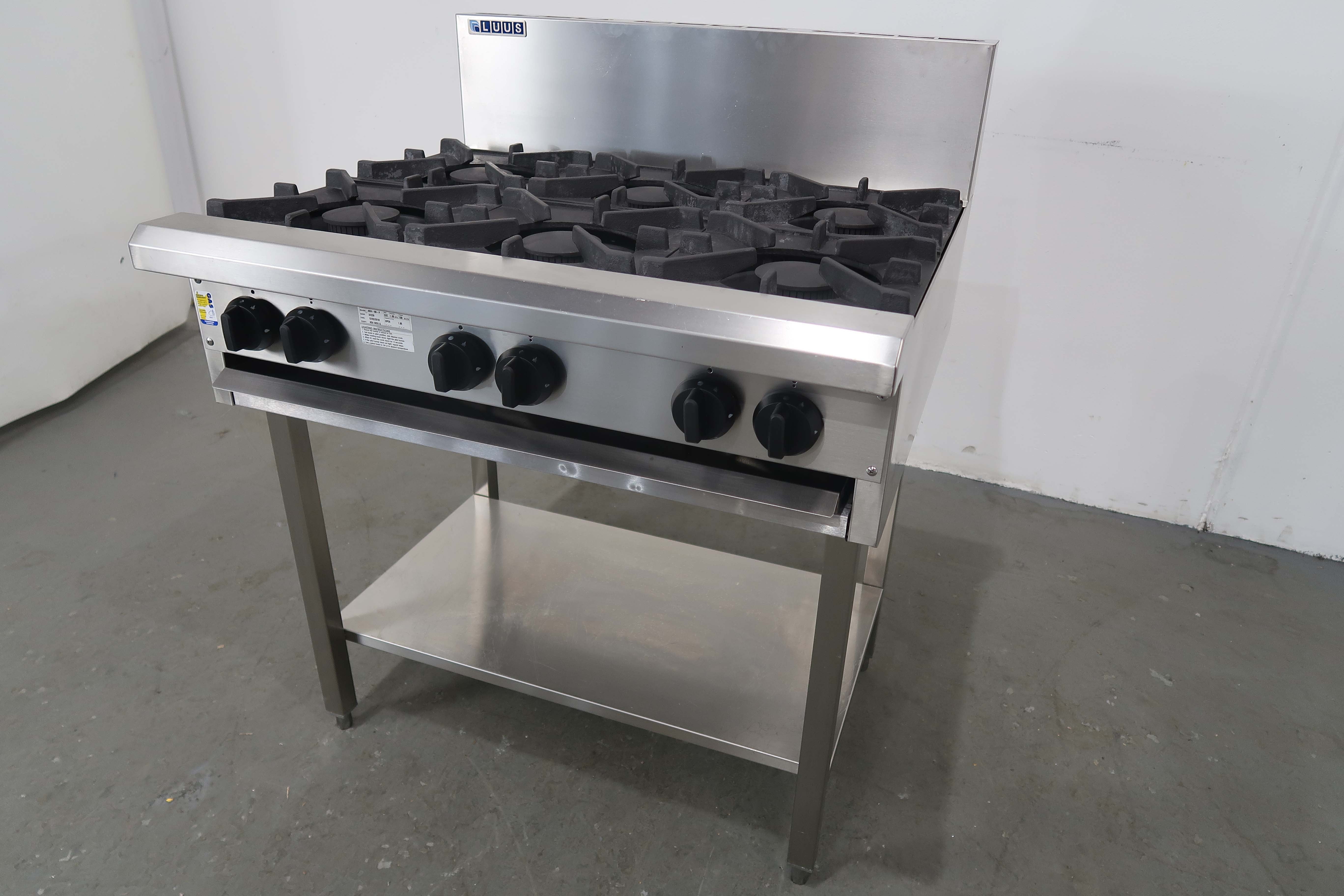 Luus BCH-6B-P 6 Burner Cooktop