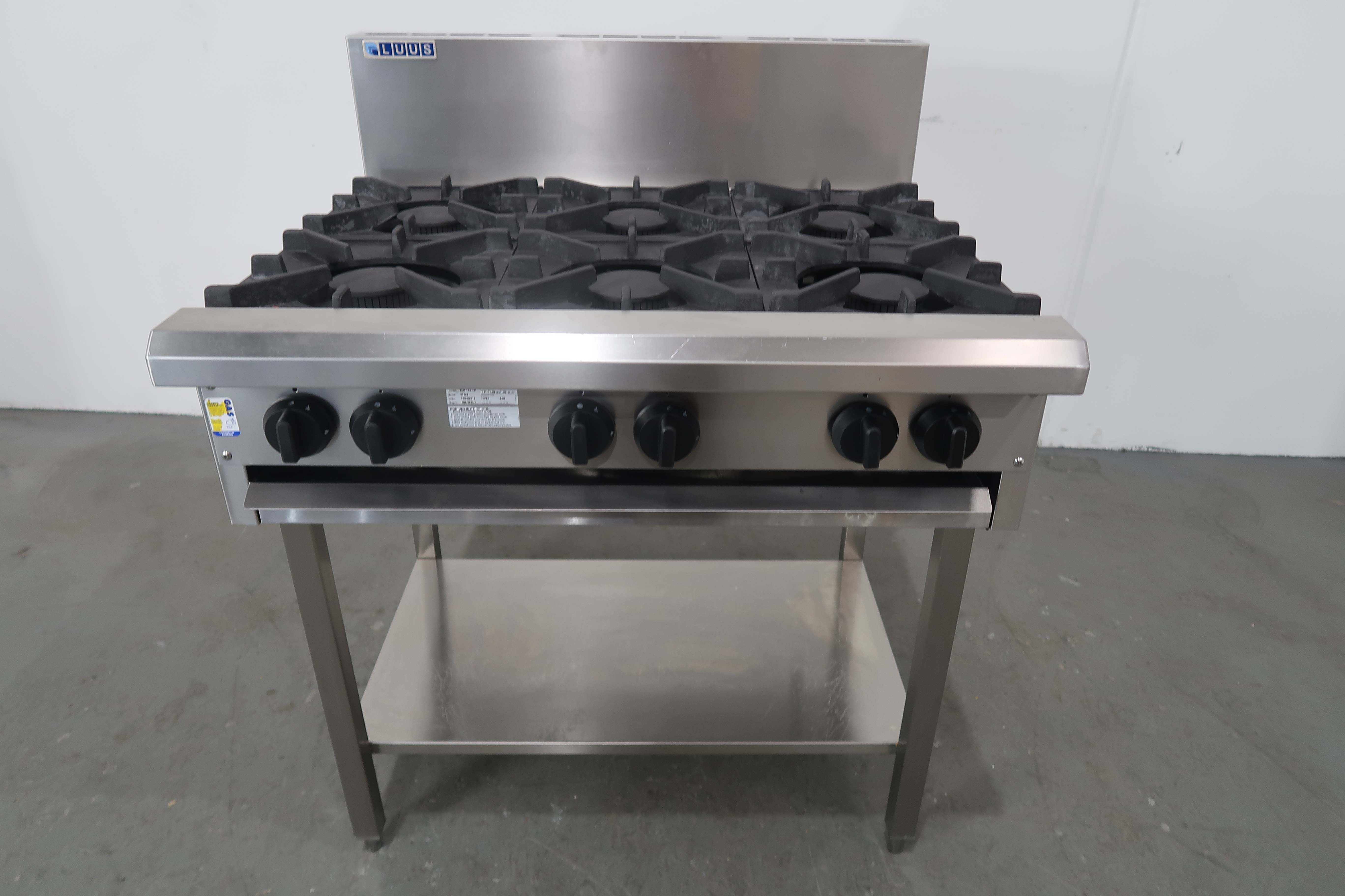 Luus BCH-6B-P 6 Burner Cooktop