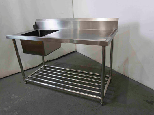 FED SSBD7-1500L/A Left Inlet Single Sink