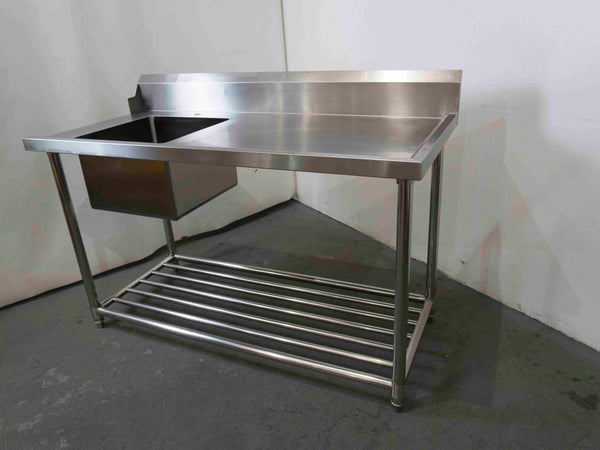 FED SSBD7-1500L/A Left Inlet Single Sink