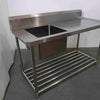 FED SSBD7-1500L/A Left Inlet Single Sink