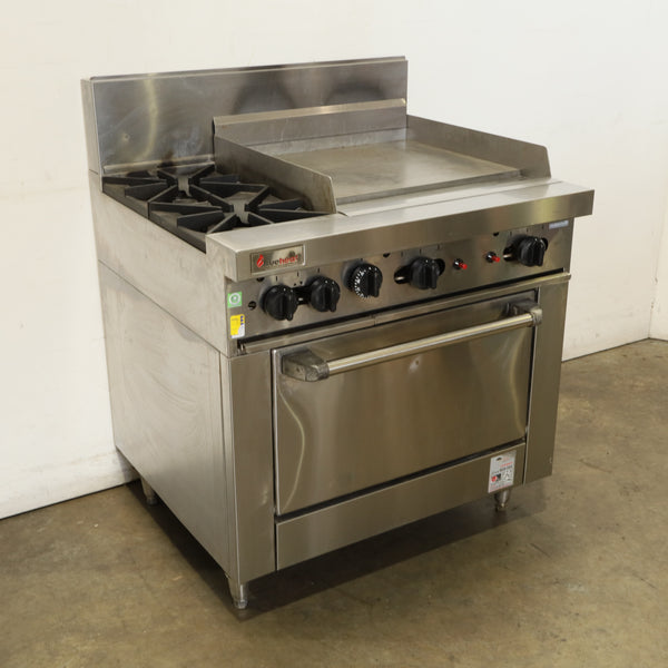 Trueheat RCR9-2-6G 2 Burner/Griddle Range Oven