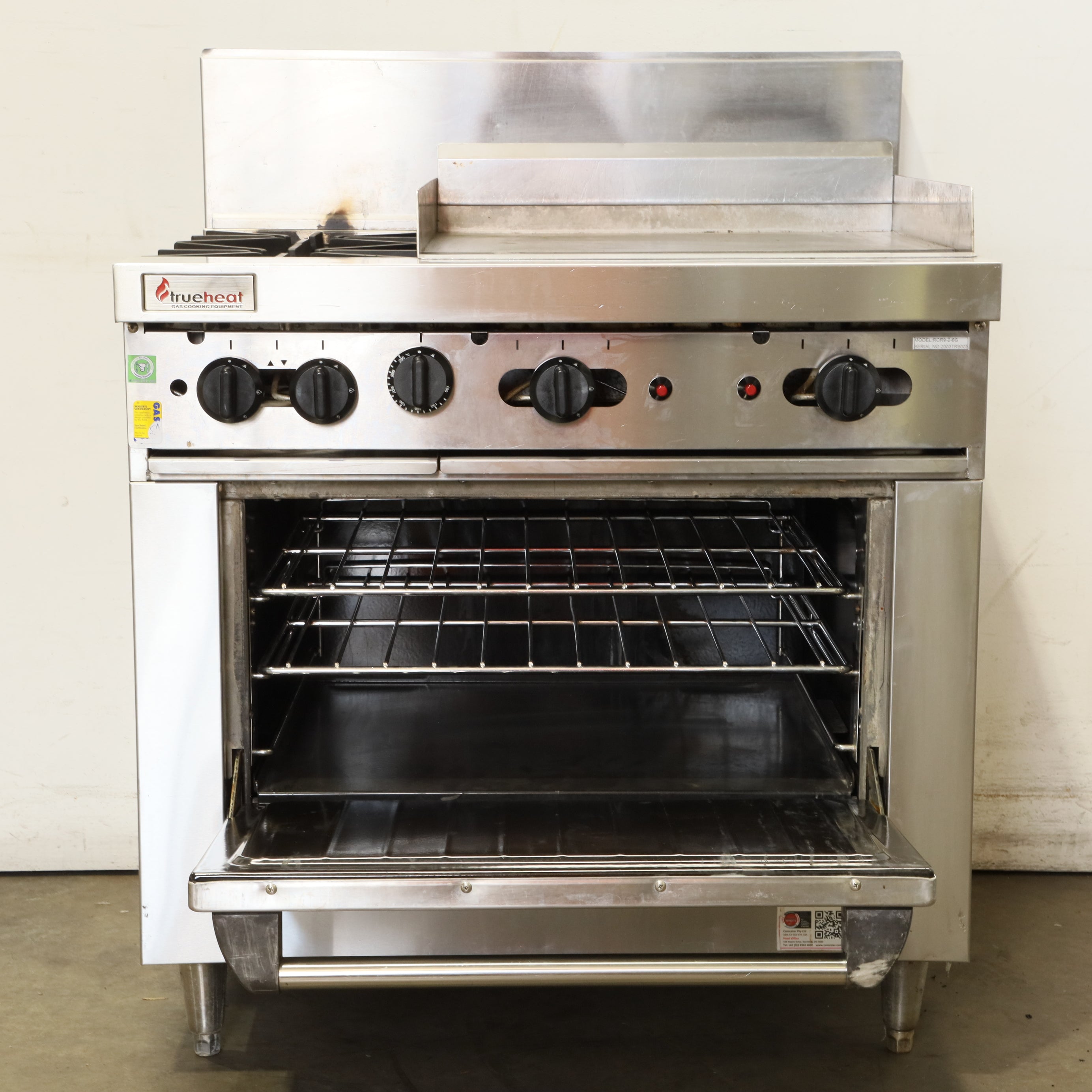Thumbnail - Trueheat RCR9-2-6G 2 Burner/Griddle Range Oven