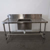 Stainless Steel Sink Bench with Splashback