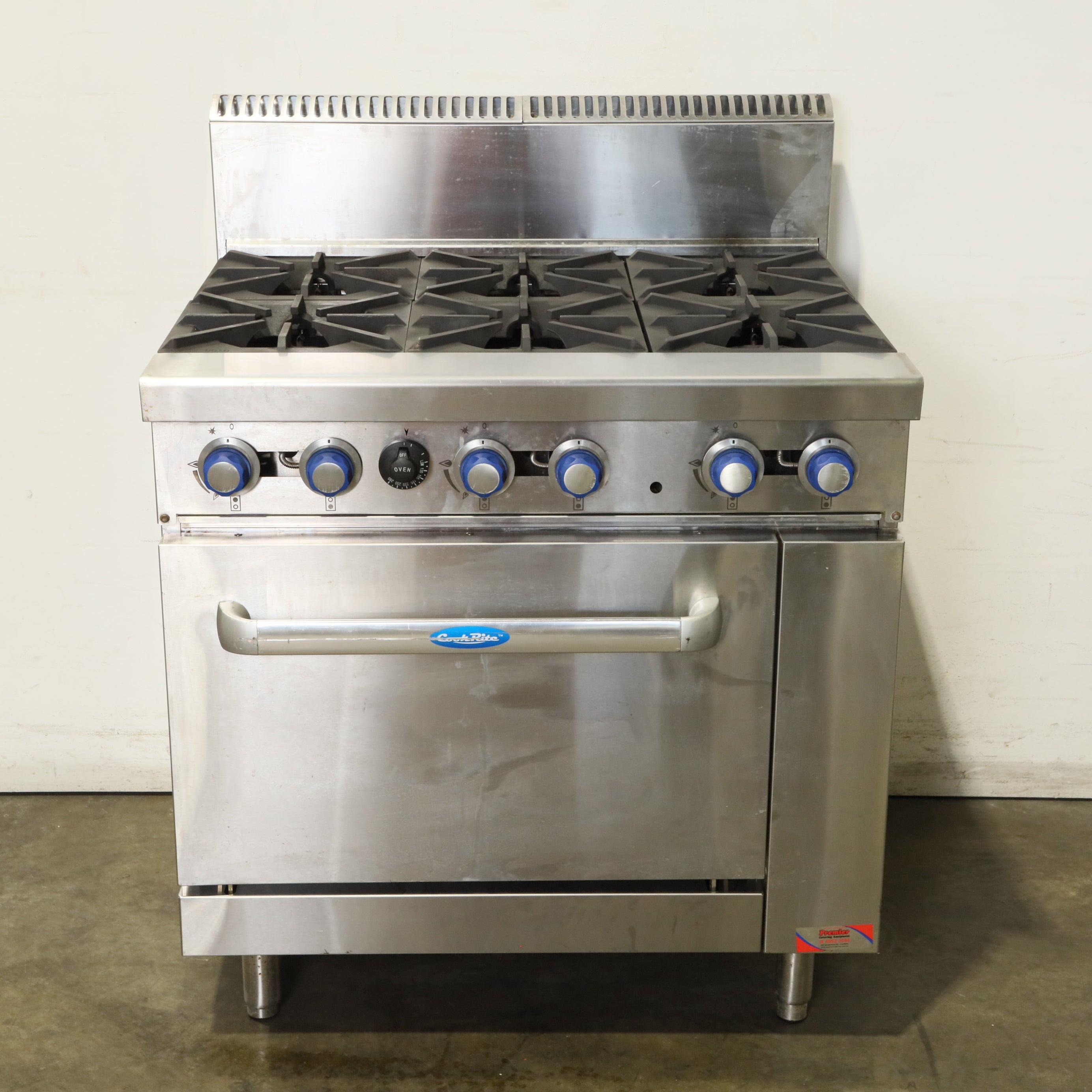 COOKRITE ATO-6B-F 6 BURNER RANGE OVEN