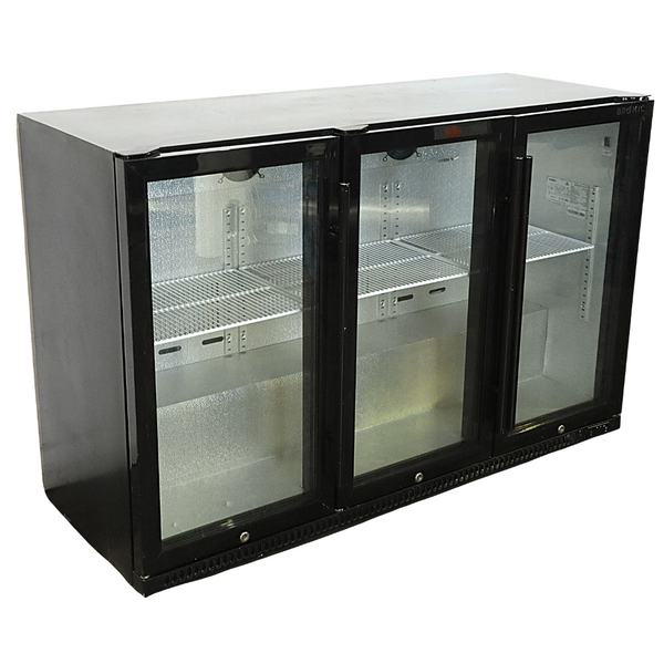FRIDGE U/C 3DR GLASS 307LT BB0330GD-NR B