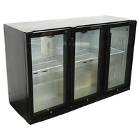 FRIDGE U/C 3DR GLASS 307LT BB0330GD-NR B