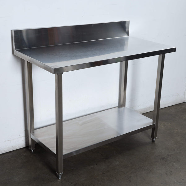 Stainless Steel Bench with Splashback