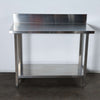 Stainless Steel Bench with Splashback