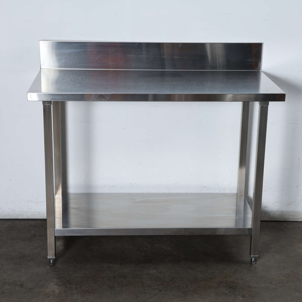 Stainless Steel Bench with Splashback