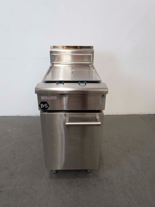 B+S TF-451 Black Single Pan Turbo Fryer