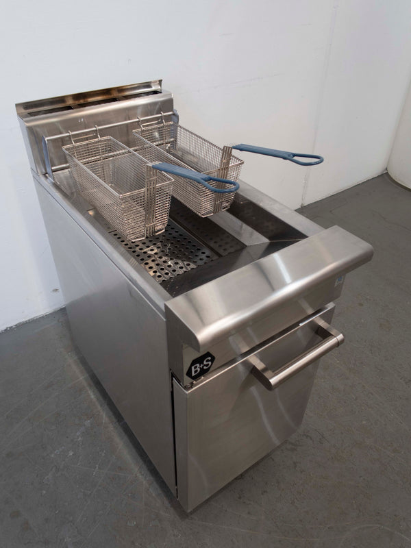 B+S TF-451 Black Single Pan Turbo Fryer