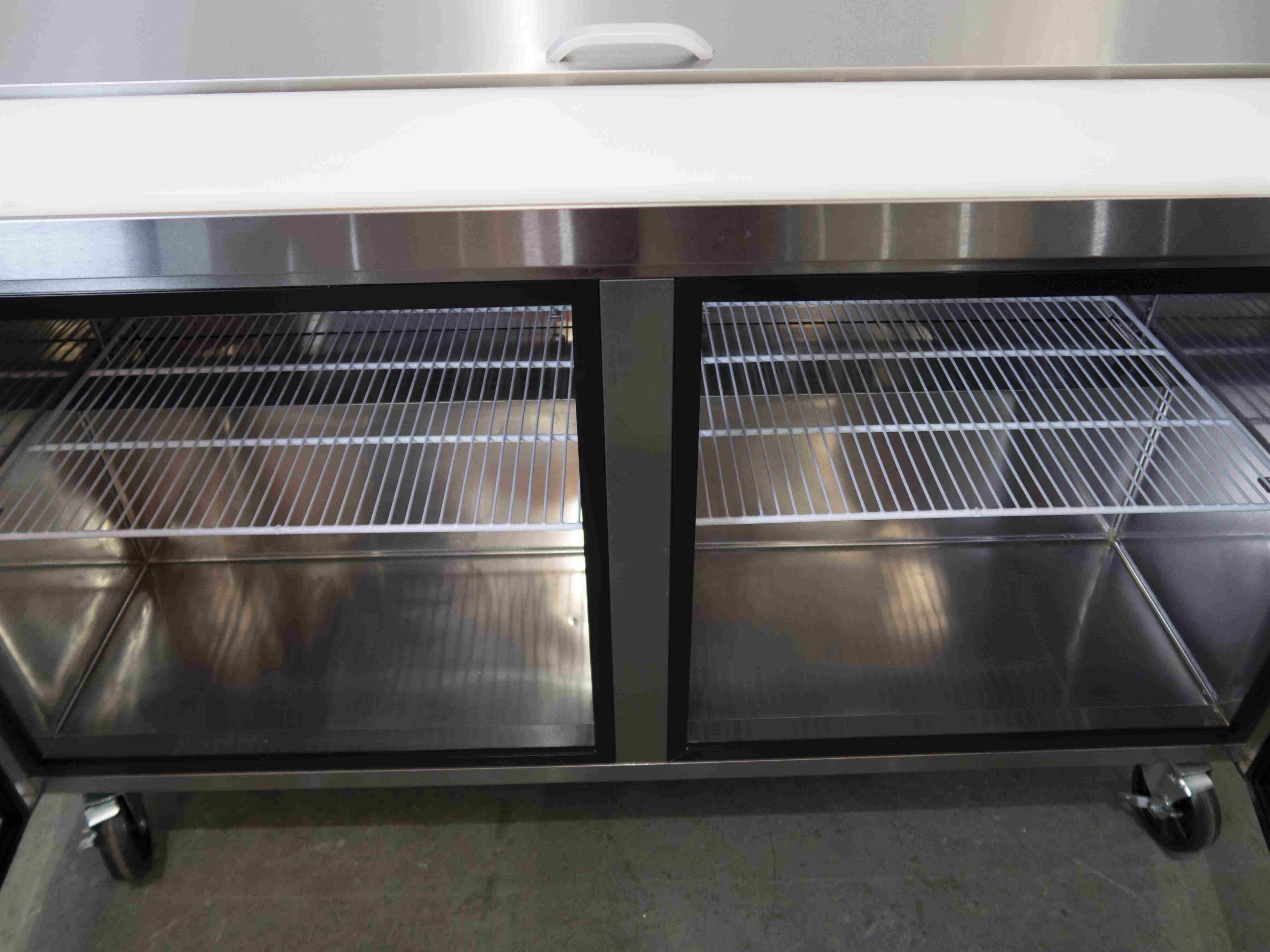 Greenline GLSA2D15 2 Door Pizza Prep Bench