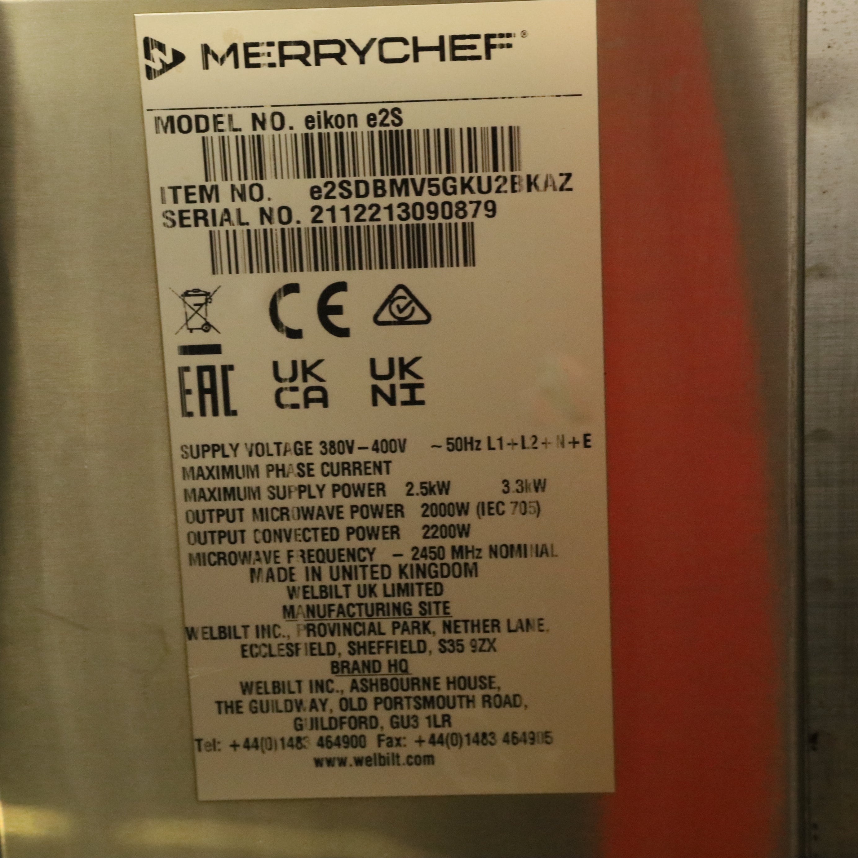 Merrychef Eikon E2S Speed Oven
