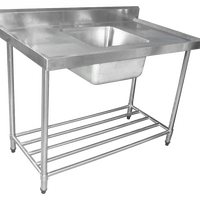 KSS 06-1200L - Sink With Splashback & Pot Rack