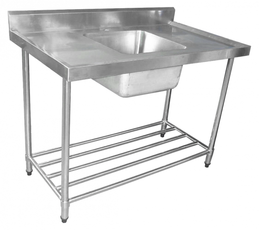 KSS 06-600L - Sink With Splashback & Pot Rack