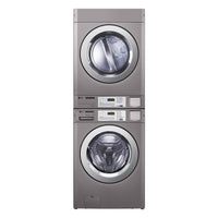 LG Commercial CWT29MDQRS/CDT29MUQES - 15kg Stacked Washer & Electric Dryer