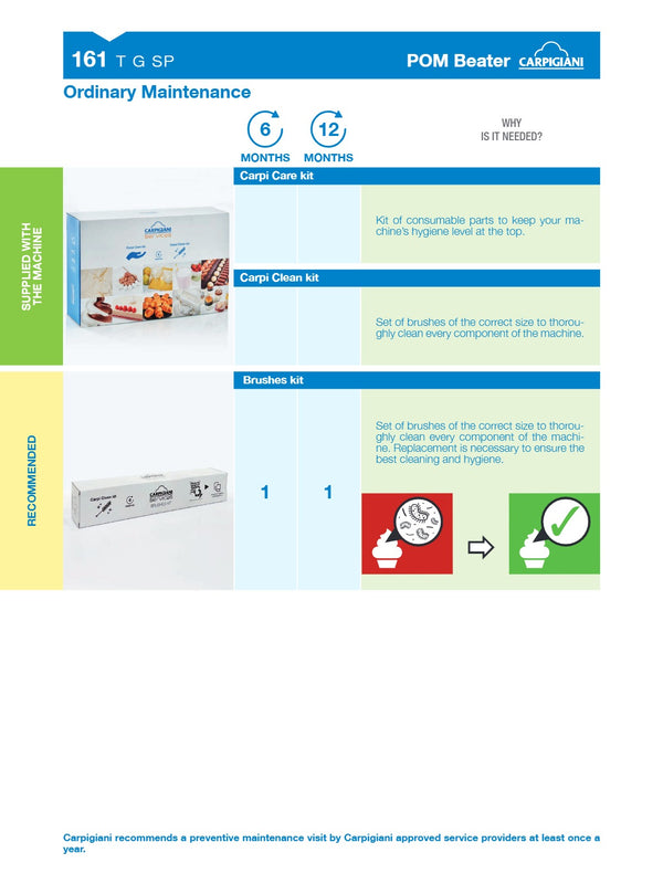 Carpigiani 161 T G SP - Countertop Soft Serve & Acai Machine