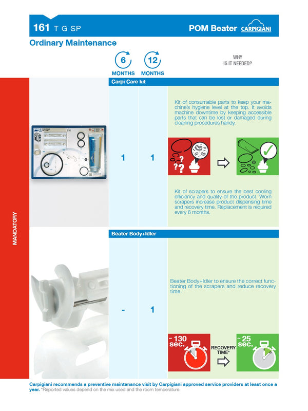 Carpigiani 161 T G SP - Countertop Soft Serve & Acai Machine