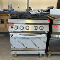 Angelo PO 1G1FA0G 4 Burner Range Oven