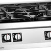 Angelo Po Icon7000 1S0FA0B - 4 Burner Cook Top