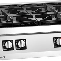 Angelo Po Icon7000 1S0FA0B - 4 Burner Cook Top