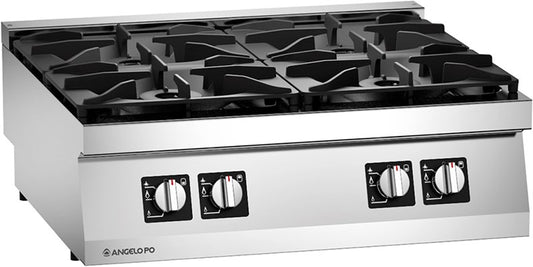 Angelo Po Icon7000 1S0FA0B - 4 Burner Cook Top