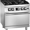 Angelo Po Icon7000 1S1FA0GV - 4 Burner Range Oven