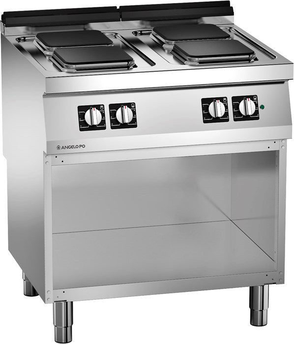 Angelo Po Icon7000 1S1PE4 - 4 Burner Cook Top on Cabinet