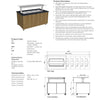 Culinaire CH.IBGJ.BMC.U.GSF.8 - Heated Mobile Island Buffet